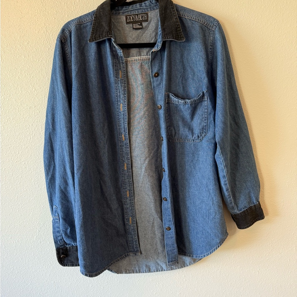 Vintage Blue Denim Shirt